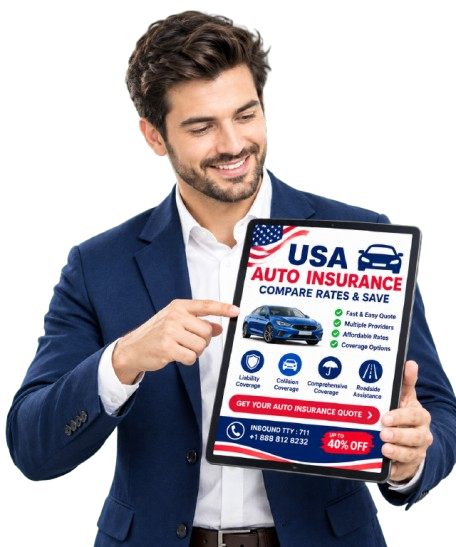 Auto insurance quote illustration