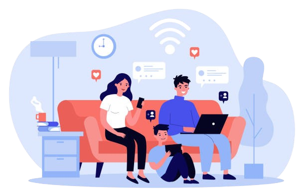 Home internet, TV, cable and phone bundle